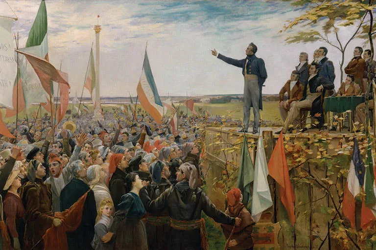 Assemblée des six comtés, peinture de Charles Alexander Smith